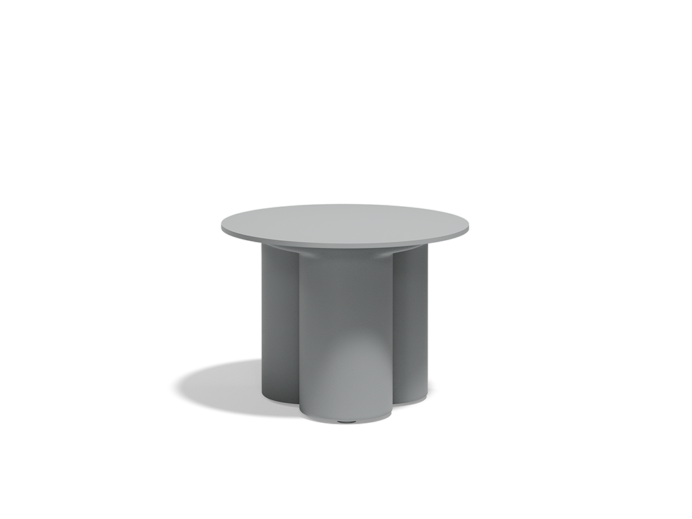 Esta mesa auxiliar terraza Mel por Vondom es pura elegancia. Disfruta sus múltiples acabados y formas redondeadas top.