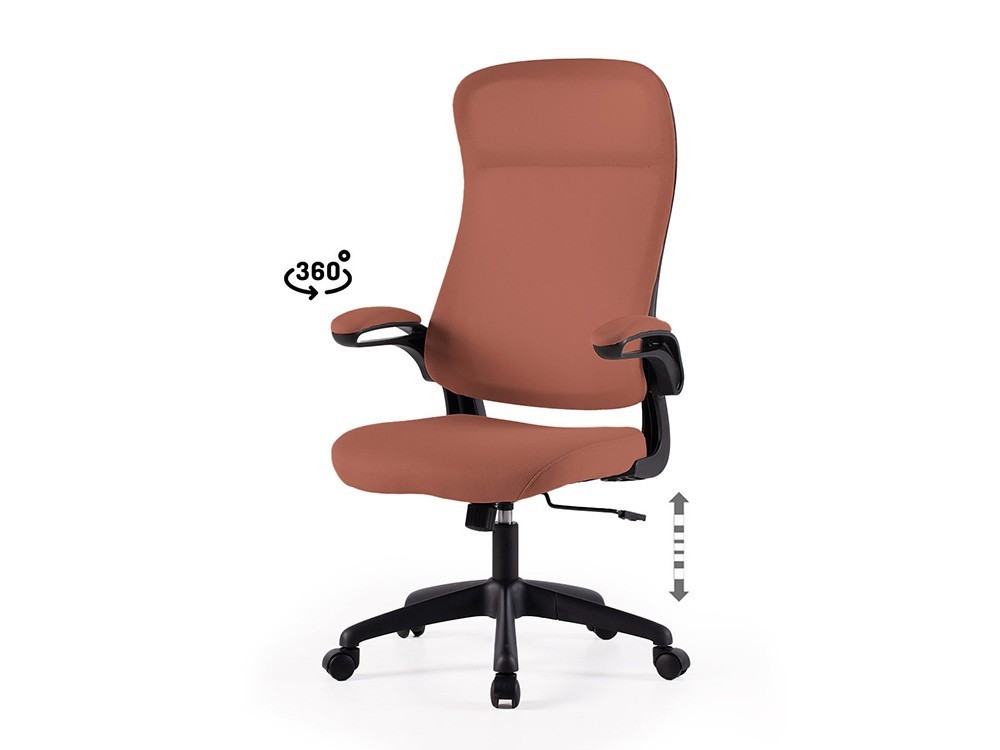 Renueva tu hogar con la silla oficina Sorbonne de Somcasa. Sus brazos abatibles y ruedas ofrecen una funcionalidad superior.