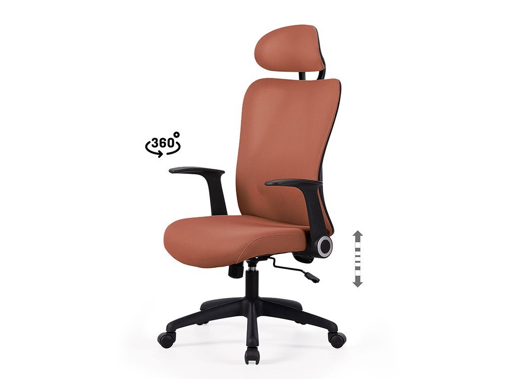 Esta silla estudio Montreal con reposacabezas protege tu zona cervical. Disfruta la ergonomía de vanguardia de Somcasa.