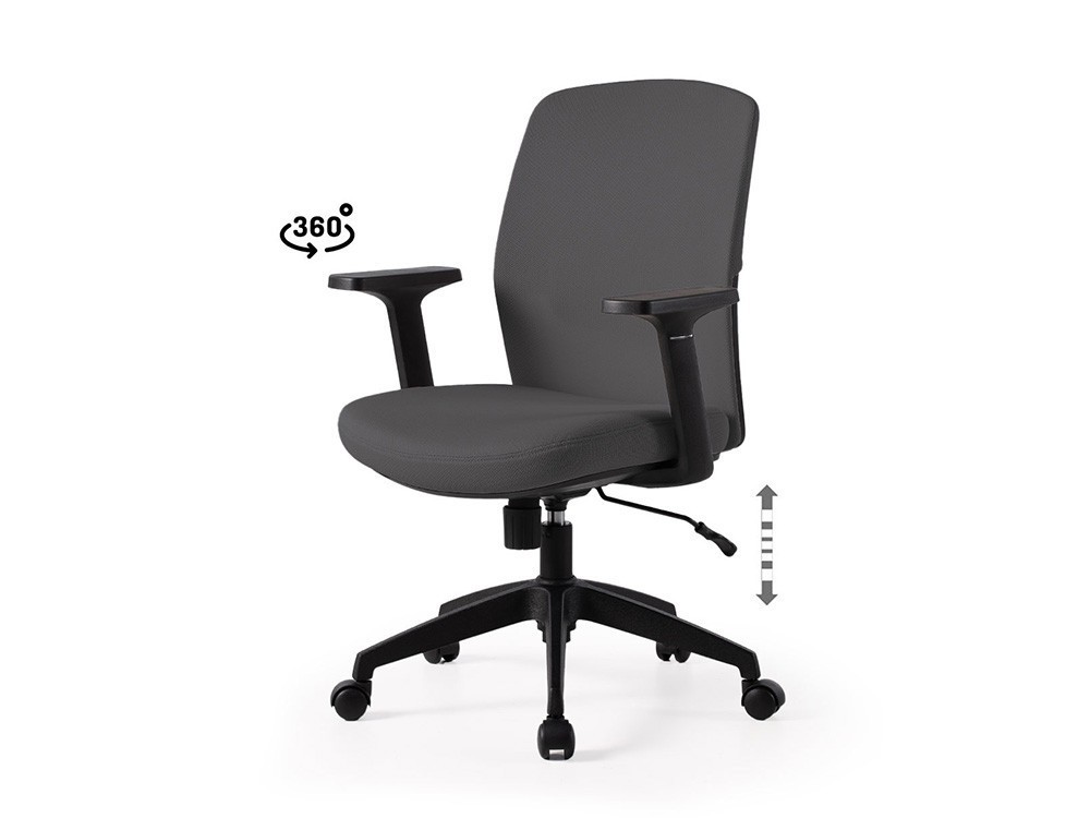 Disfruta el diseño ágil de la silla estudio Marylan. Giro 360 y ajuste de gas para tu jornada más eficiente y cómoda.