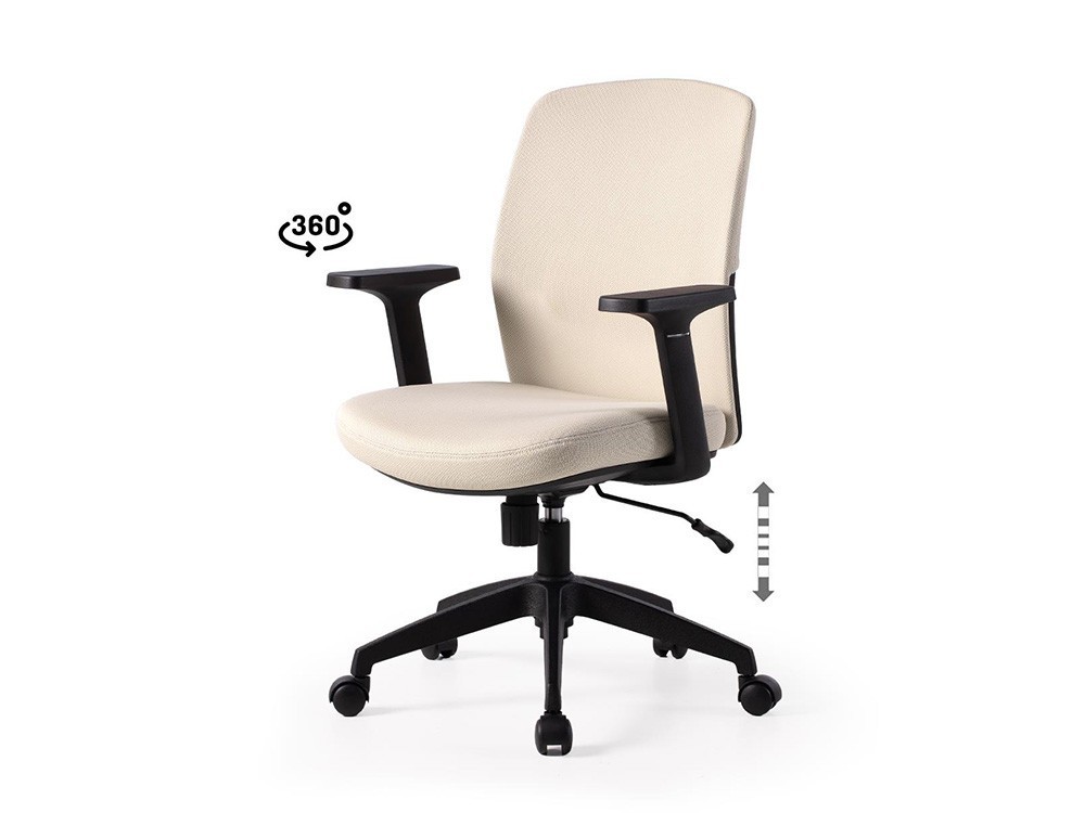 Esta silla de oficina Marylan destaca por su perilla de tensión ajustable. Confort y vanguardia en una pieza premium.
