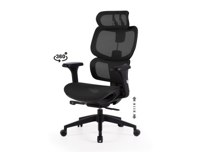 Regula la altura de tu silla estudio Toronto con su pistón de gas. Somcasa ofrece un ajuste suave para tu postura natural.
