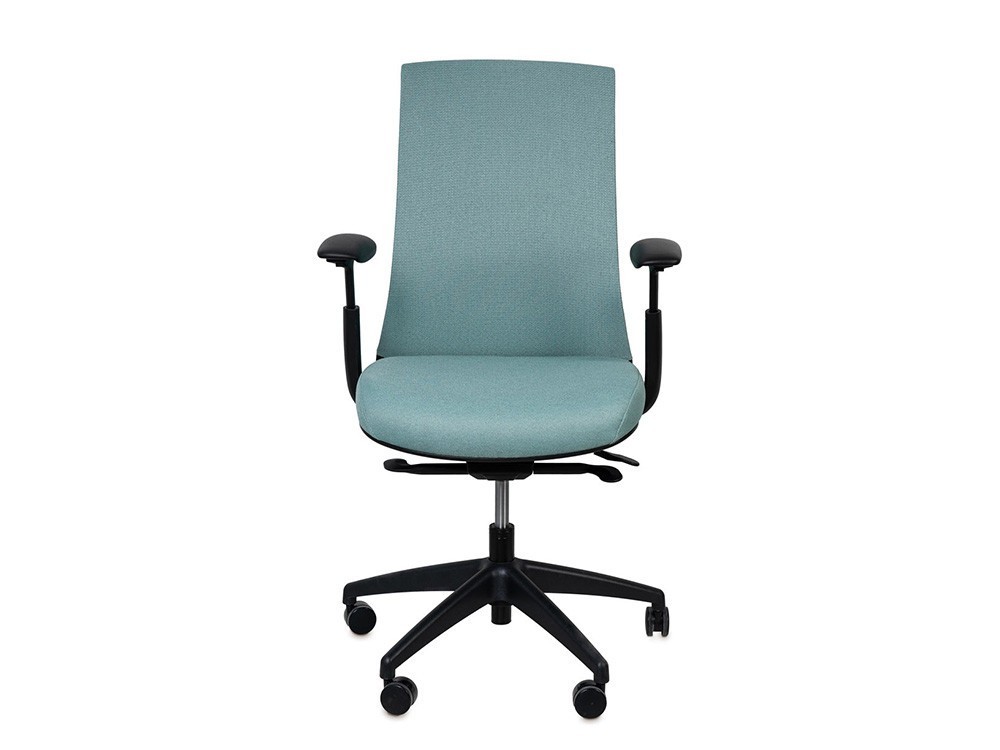 Tu homeoffice brillará con la silla Lancaster. Tejido agradable al tacto y ergonomía superior para tareas de estudio.