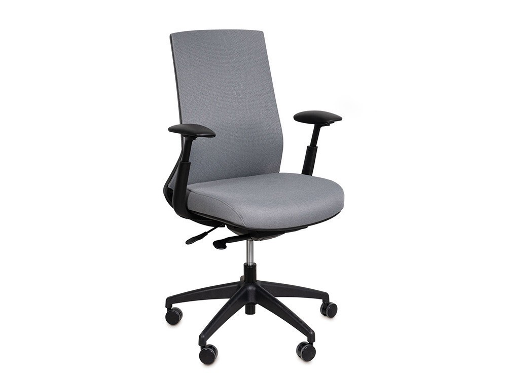 La silla estudio Lancaster destaca por su ergonomía y brazos 4D. Un diseño ideal para tu rincón en Seismil Studio