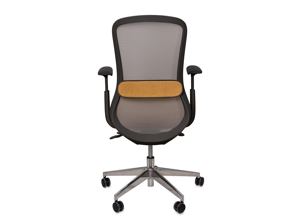 La silla de estudio Rotterdam destaca por su acabado tapizado uniforme. Estilo y funcionalidad en tu rincón de trabajo.