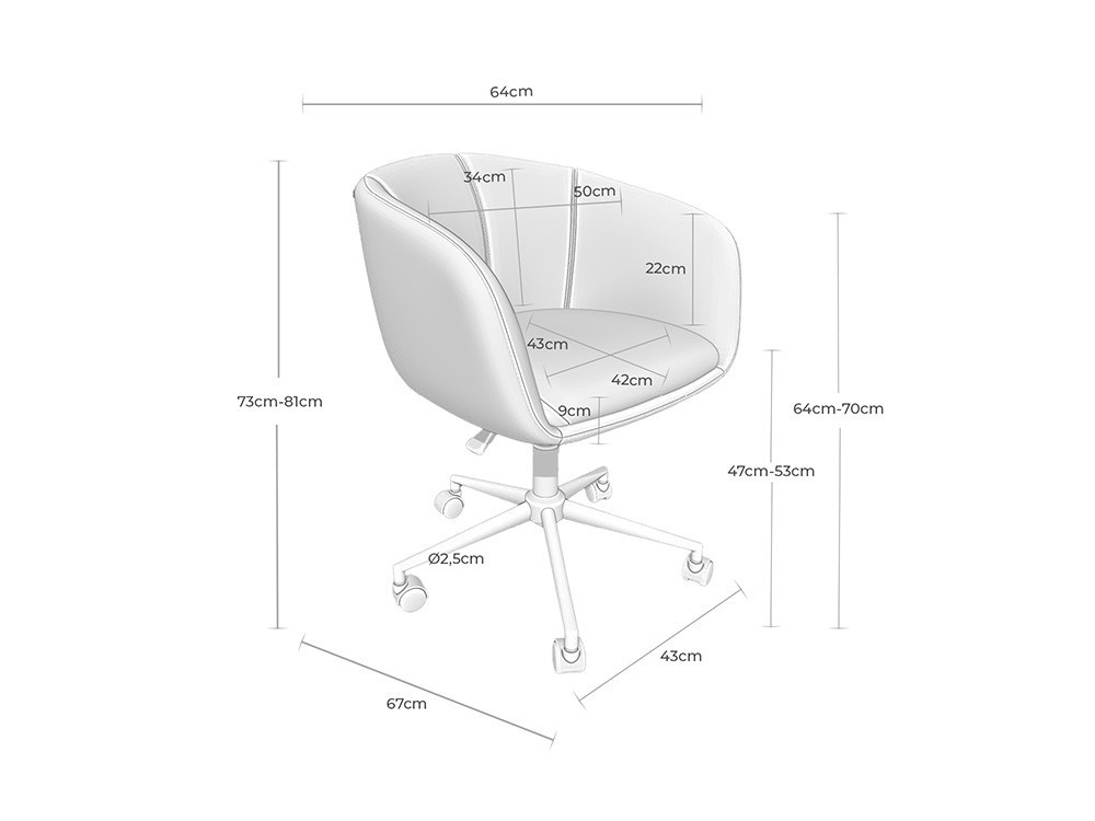 Esta silla escritorio moderno Arizona garantiza durabilidad y ergonomía. Somcasa redefine tu bienestar en el despacho.