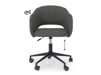 Trabaja sin fatiga con el respaldo envolvente de la silla Tallin. Somcasa diseña piezas cómodas para tu jornada diaria.