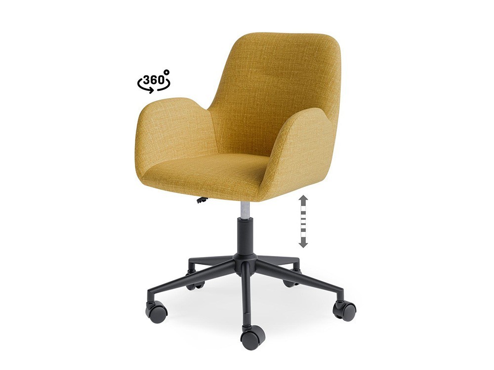 Esta silla de oficina Irvine une elegancia y funcionalidad. Ajusta su altura fácilmente para adaptarla a tu necesidad.