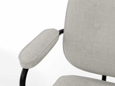 Esta silla de oficina Columbia con estructura metálica negra aporta elegancia. Robustez y confort para tu zona laboral.