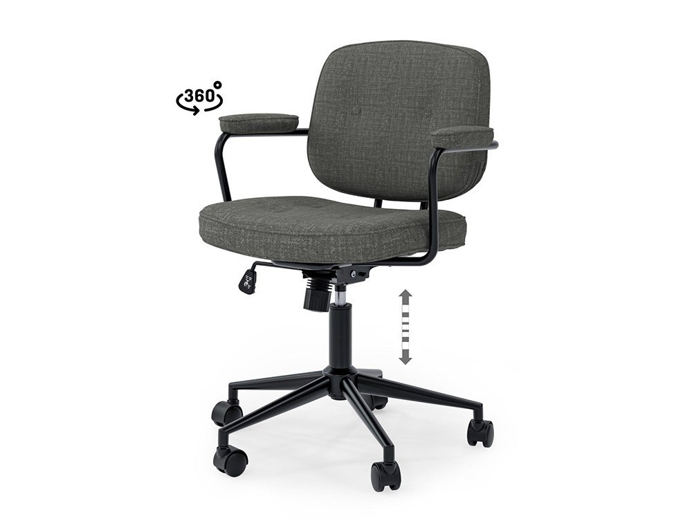 Disfruta el carácter retro de la silla estudio Columbia de Somcasa. Una elección sofisticada para tus horas de trabajo.