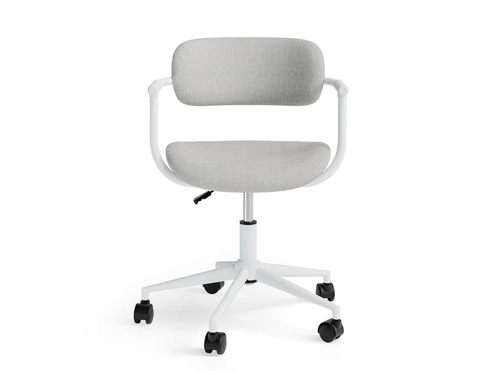 Tu homeoffice será mejor con la silla Oxford de Somcasa. Pistón de gas para regular la altura y trabajar con bienestar.