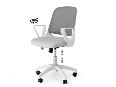 Esta silla de estudio Siracusa ofrece brazos abatibles para ahorrar espacio. Optimiza tu zona de estudio con elegancia.