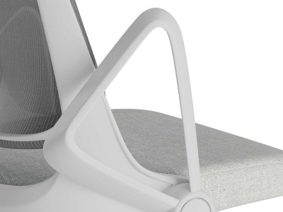 Disfruta la elegancia de la estructura blanca y gris de la silla Siracusa. Somcasa crea un estilo moderno para tu gran hogar.