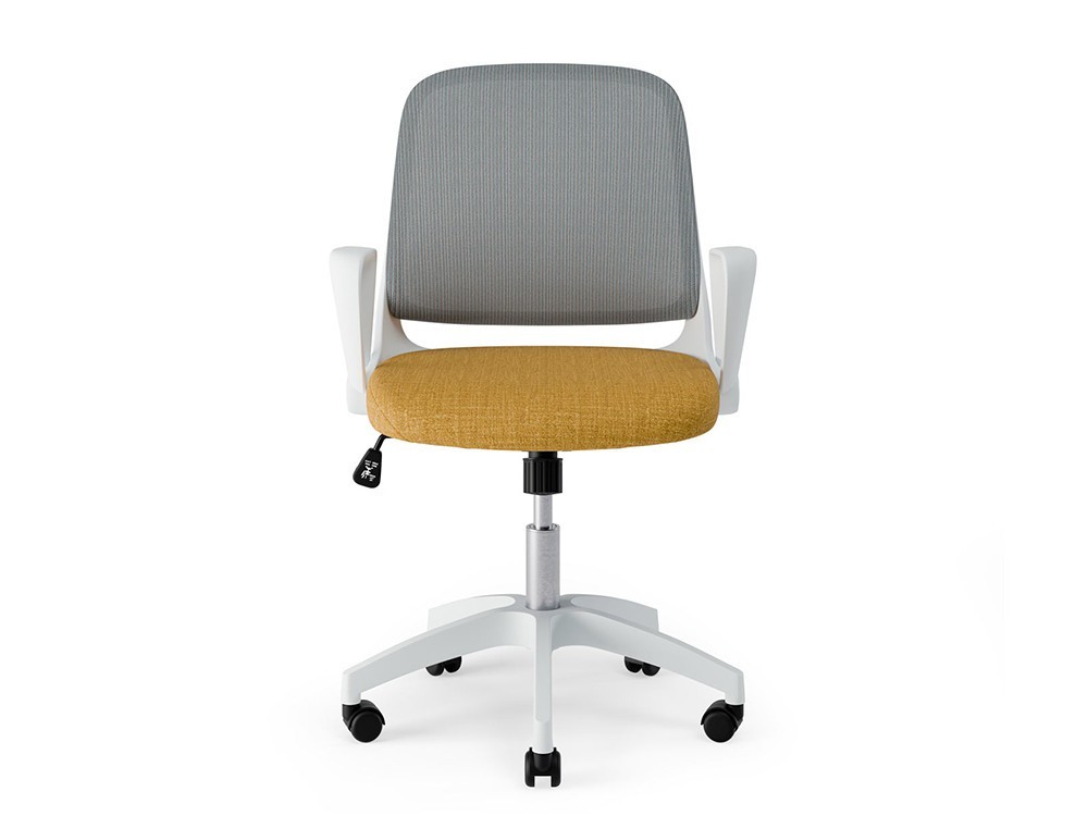 Trabaja fresco con la malla transpirable de la silla Siracusa. Somcasa ofrece soluciones modernas para tu zona de estudio top.