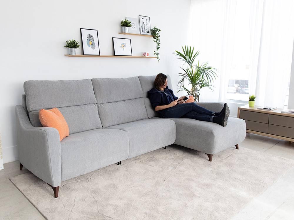 Descubre el sofa relax electrico Axel. Realiza tu compra online en Mobel 6000 y crea tu gran pieza a medida muy premium