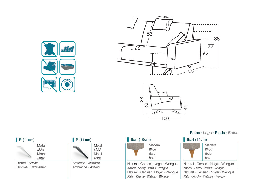 Tu sofa modular Boston de Fama luce ideal en Seismil Studio web. Configura medidas y tejidos para un confort premium
