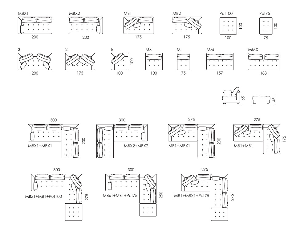 Crea un sofa a medida con el modelo Manacor de Fama. Elige tus acabados y medidas para un rincón con diseño muy premium.
