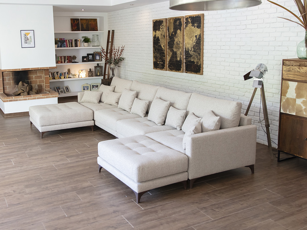 Diseña tu sofa a medida Opera de Fama en Mobel 6000 en Madrid. Elige tejidos seleccionados con un gran estilo premium.