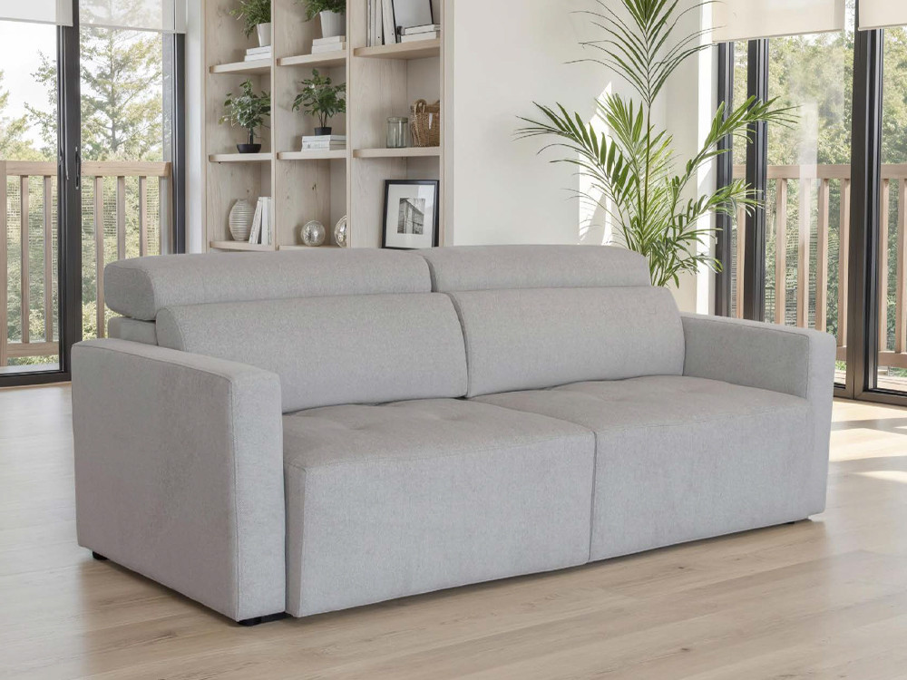 Diseña tu sofa deslizante Paradis Duet de Fama en Mobel 6000 en Madrid. Personaliza medidas y telas con estilo premium.