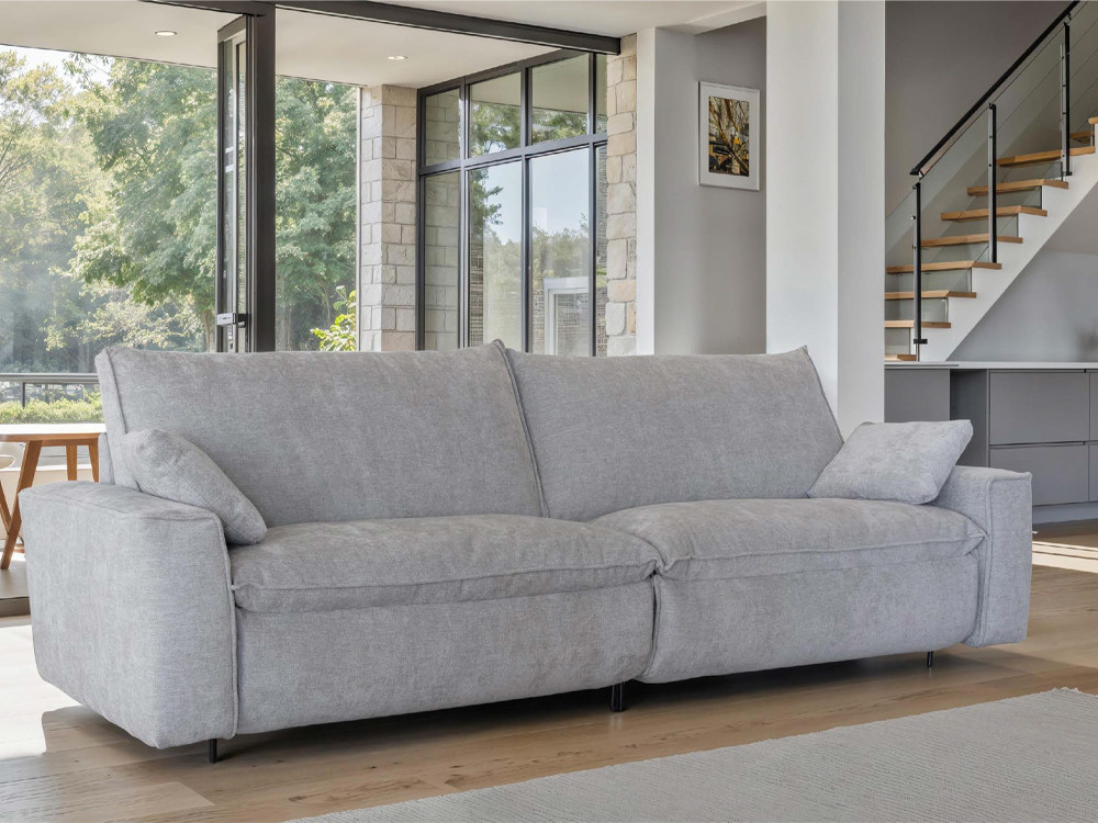 Diseña tu sofa relax electrico Selene de Fama en Mobel 6000 en Madrid. Personaliza medidas y telas con estilo premium