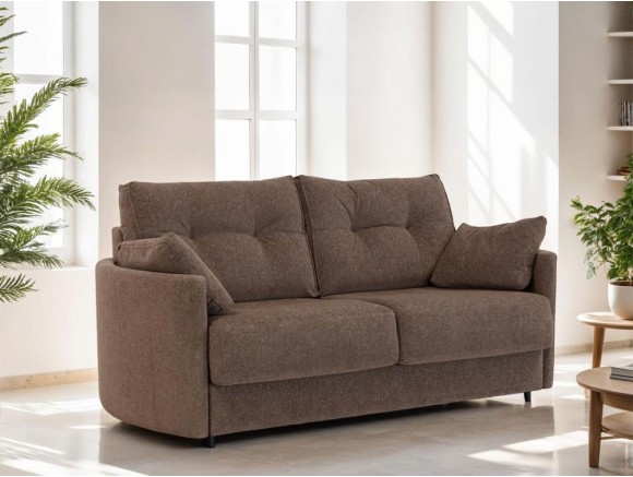 Tu sofa cama de apertura italiana Apolo de Fama en Mobel 6000 en Madrid. Elige telas y medidas con un estilo premium