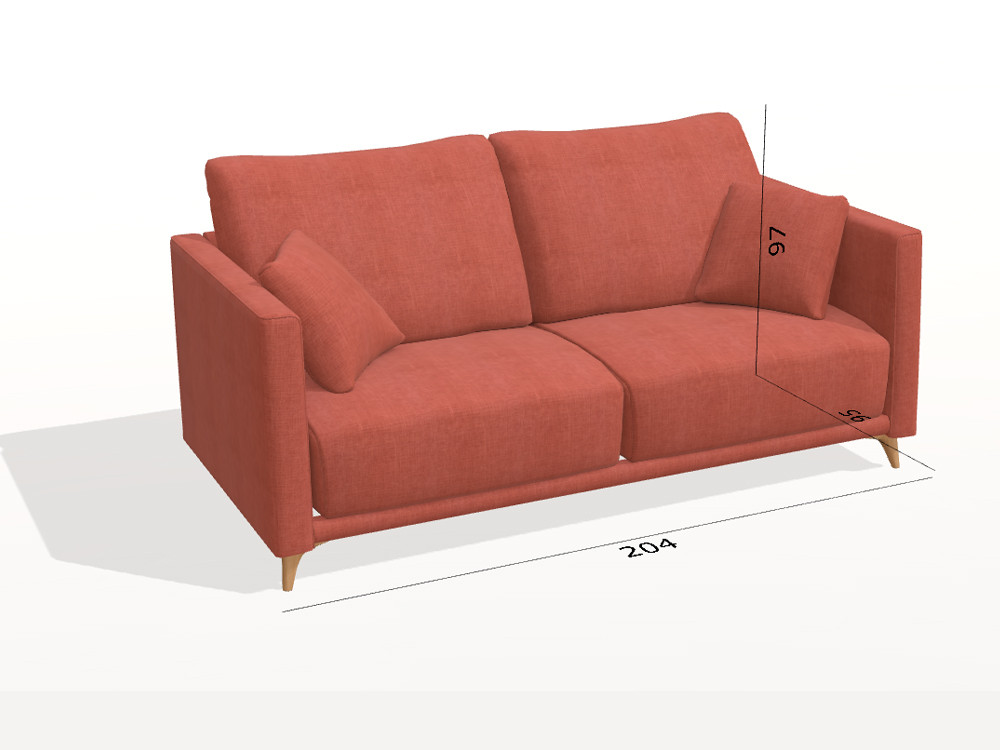 Disfruta el confort del sofa cama de apertura italiana Dalí. Fama diseña tu pieza a medida con un gran acabado muy premium.