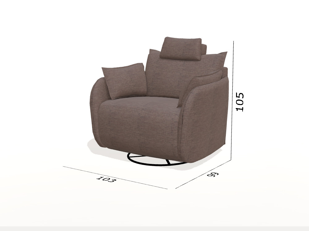 El sillon relax moderno Eva de Fama es ideal para tu hogar. Tejidos seleccionados con gran confort premium
