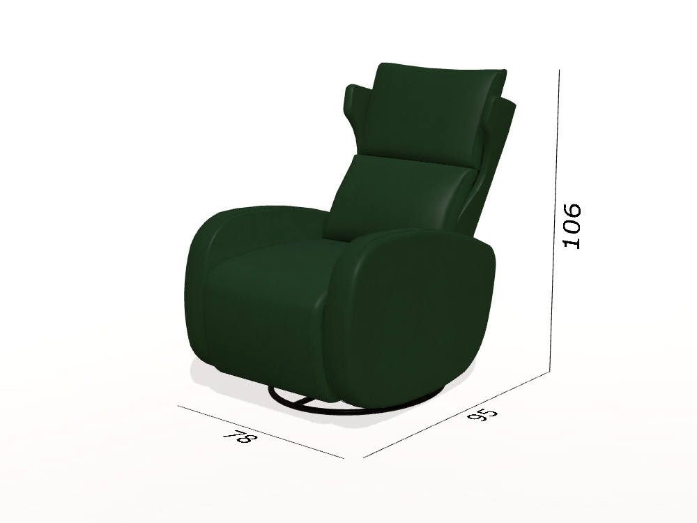 Disfruta este sillon relax moderno Kim de Fama. Elige entre piel o tejidos seleccionados para un diseño muy premium