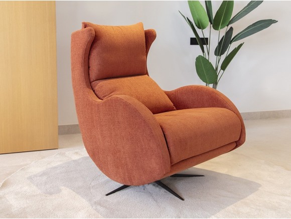 Diseña tu sillon relax electrico Lenny de Fama en Mobel 6000 en Madrid. Con botonera y telas con un estilo premium