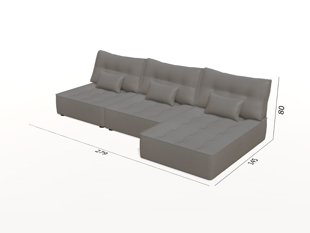 Sofá modular Arianne Piel