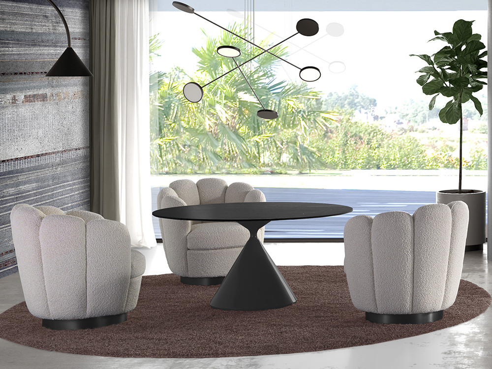 Mesa redonda Aiko Lounge CH Design