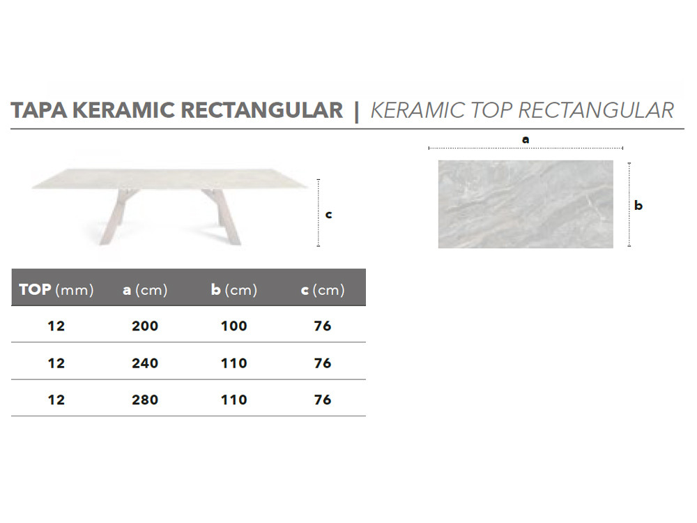 Mesa Ash Fix Porcelánico
