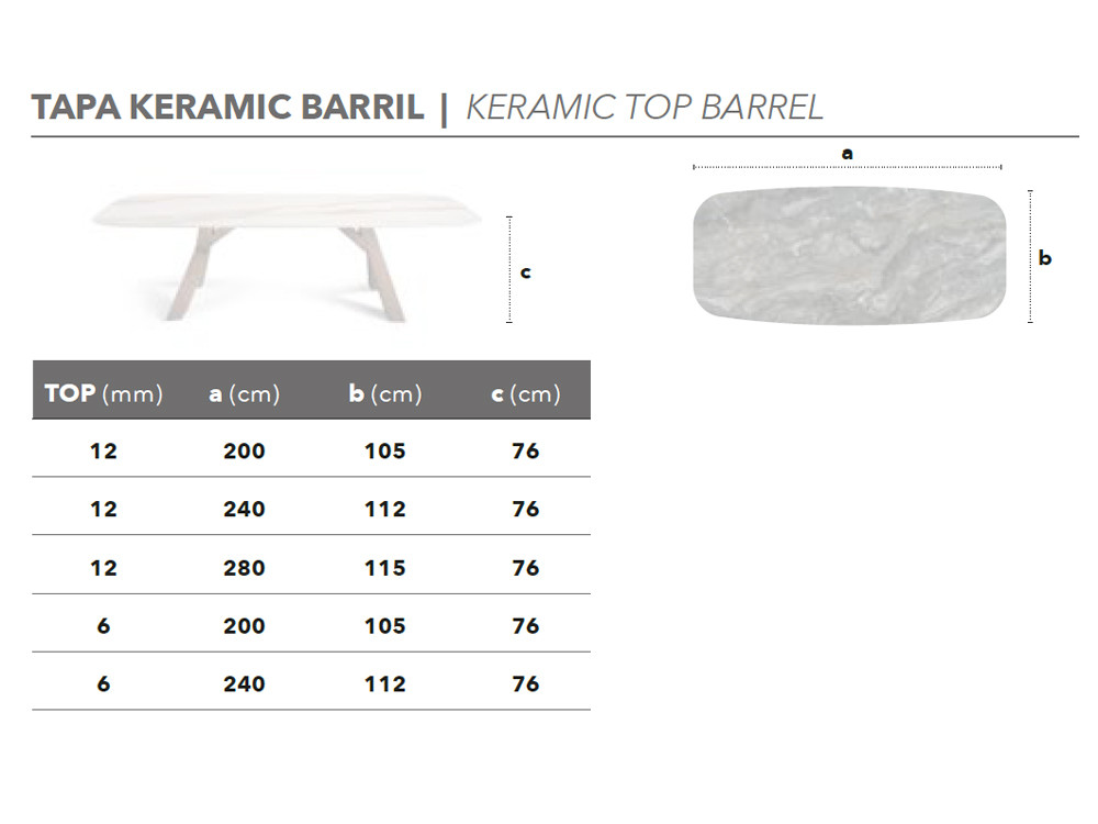 Mesa Ash Fix Porcelánico