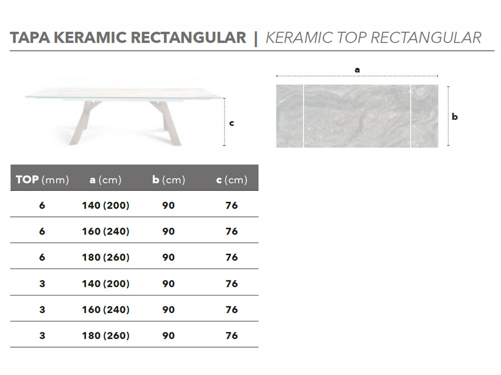 Mesa extensible Ash Porcelánico