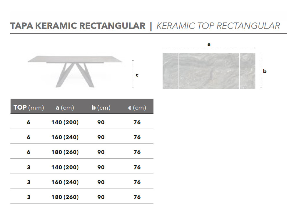 La mesa porcelanico extensible Batta Keramic es ideal en Seismil Studio web. Base escultorica con silueta rectangular premium.