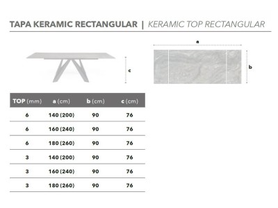 La mesa porcelanico extensible Batta Keramic es ideal en Seismil Studio web. Base escultorica con silueta rectangular premium.