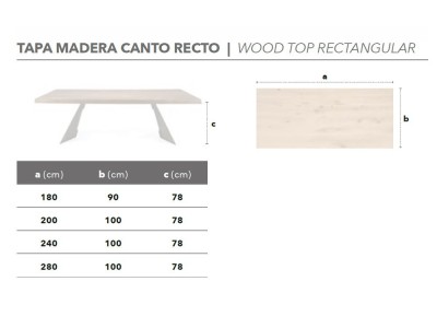 Mesa Kiv Fix Wood Nacher