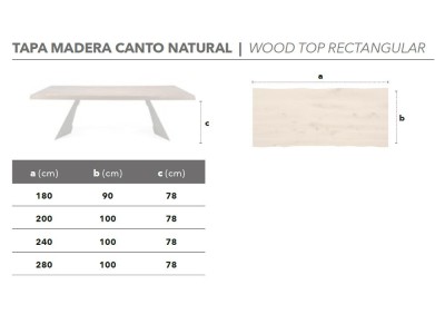 Mesa Kiv Fix Wood Nacher