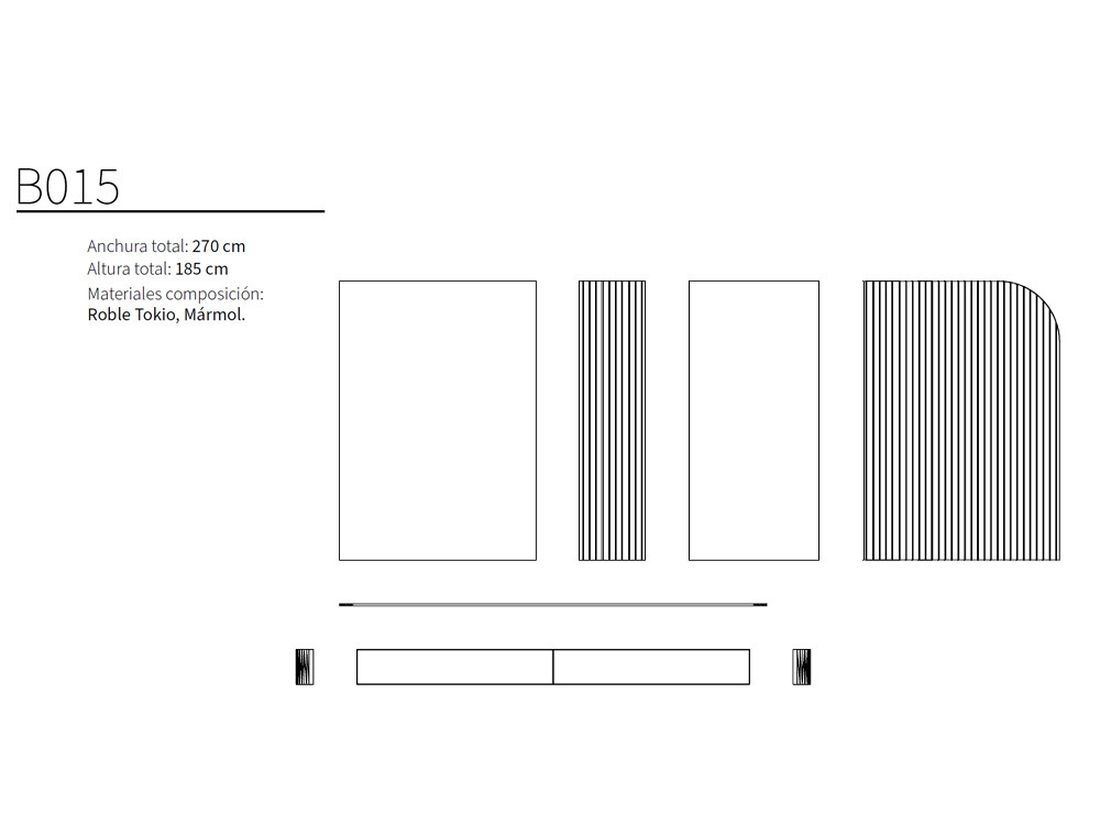 Si buscas muebles de television modernos, la B015 de Kazzano tiene dos cajones de diseño y panel con una calida luz led.