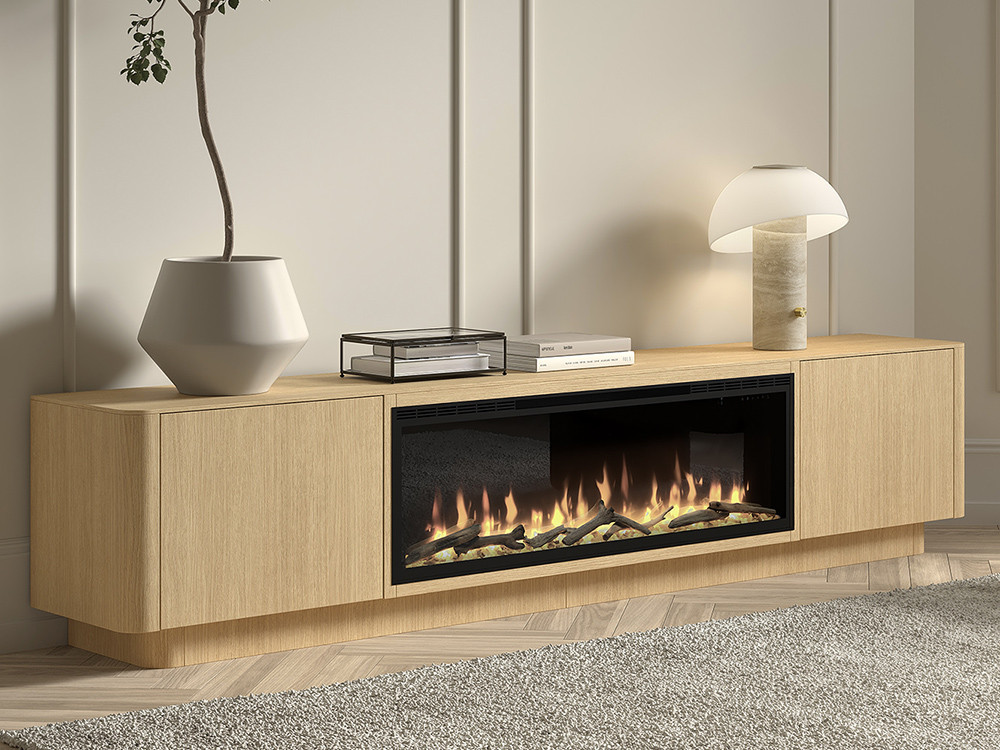 Tu mueble para chimenea electrica B020 te espera. Haz tu compra online en Mobel 6000