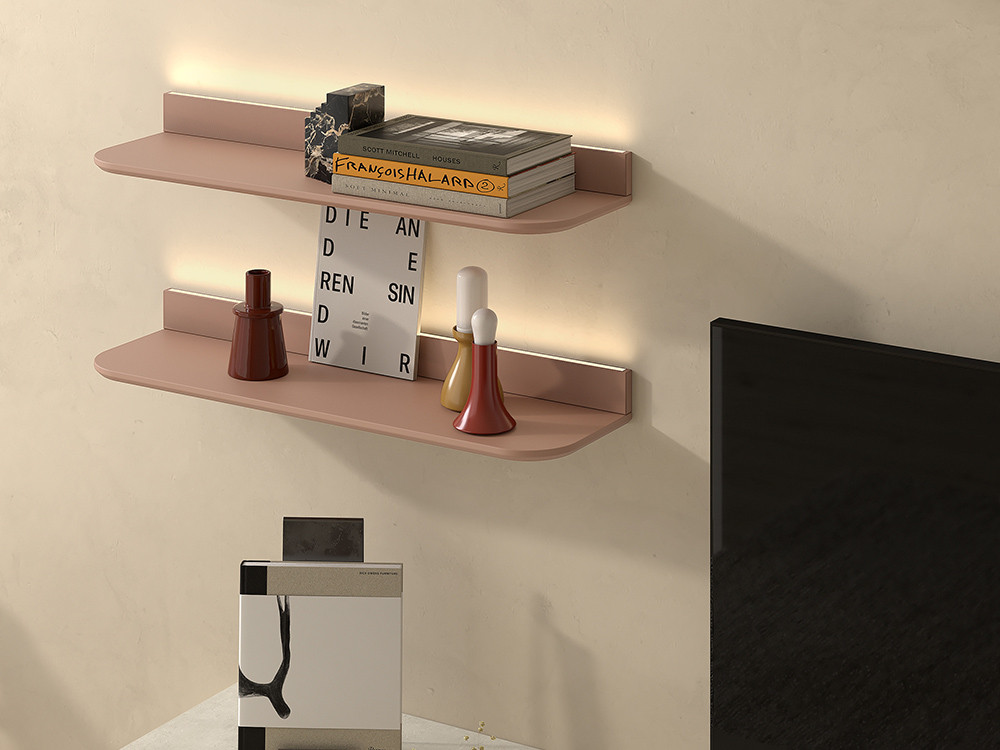 Tu mueble tv suspendido B030 de Kazzano te espera. Haz tu compra online en Mobel 6000 con pasacables y estantes a medida.