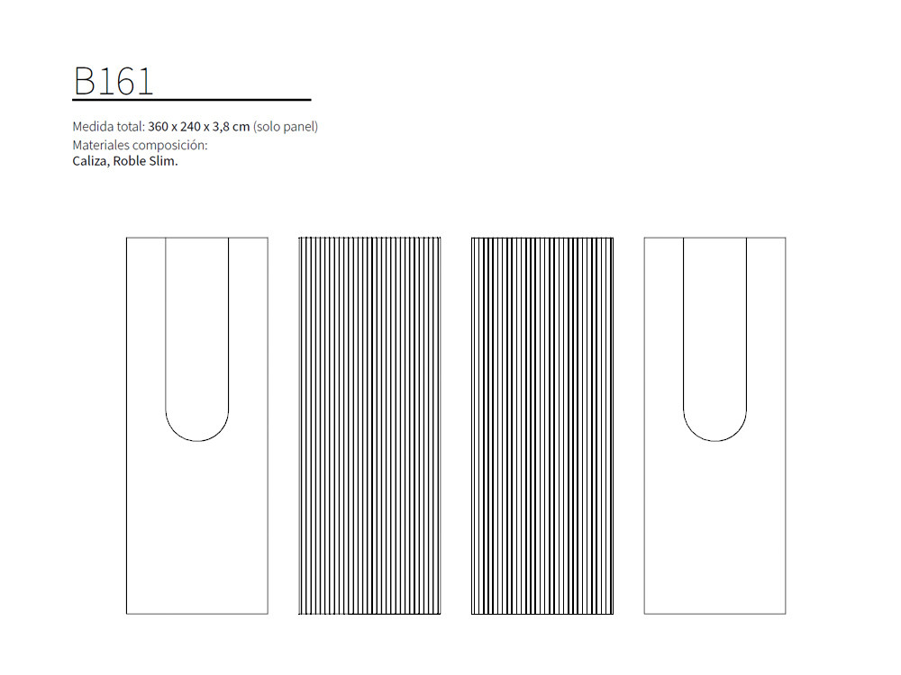 Panel decorativo B161