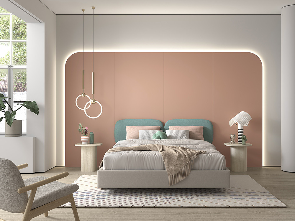 Diseña tu panel decorativo para el dormitorio B162 de Kazzano en Mobel 6000