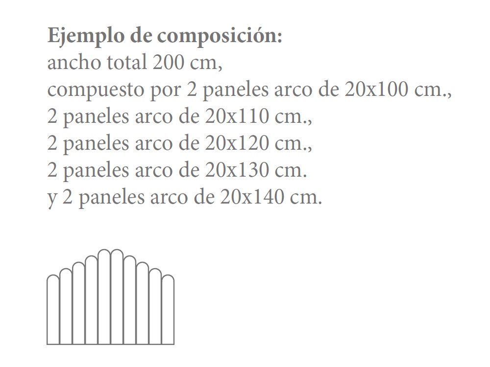 Crea un acogedor cabecero corrido con los paneles curvos WIB de Acana Piel, aportando una cálida armonía a tu dormitorio.