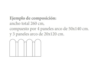 Siente un gran confort acústico y térmico con el cabecero corrido de paneles de formato arco WIB de Acana Piel en tu hogar.