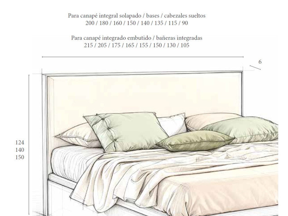 Siente el gran confort en tu dormitorio con el cabecero Tokio de Acana Piel y su funcional canapé con arcón Roma a juego.
