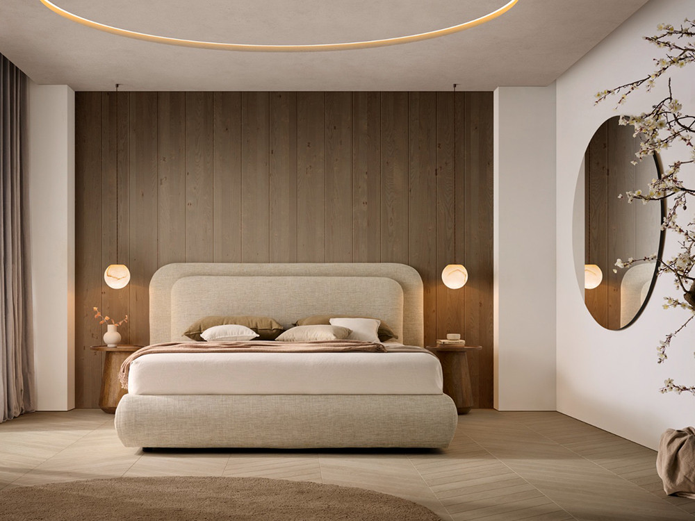 Cama tapizada Pelusso