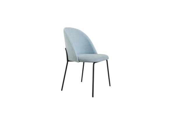 Diseña tu comedor con la silla 290 de Pérez e Hijos en Mobel 6000 en Madrid, de metal negro con un cómodo asiento tapizado.