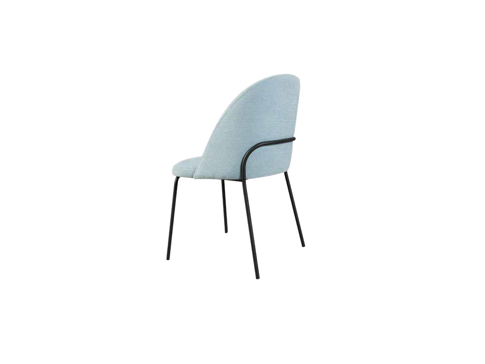 Tu silla de comedor 290 de Pérez e Hijos destaca al hacer tu compra online en Mobel 6000, con metal negro y asiento tapizado.