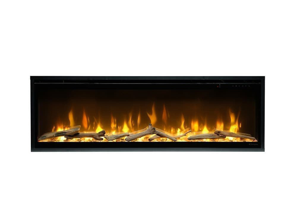 Añade la chimenea eléctrica con mando Night Evolve 13 de Dimplez al mueble B020 de Kazzano